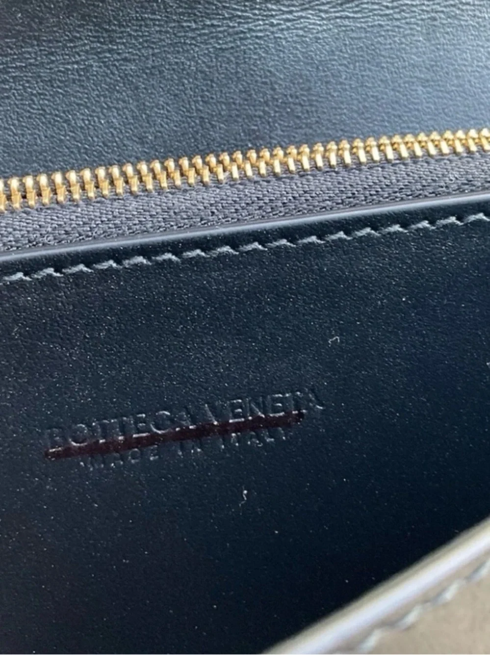 Bottega Veneta Black Intrecciato Leather Clutch crossbody bag